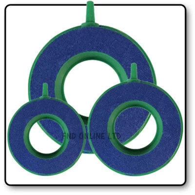 Aqua Nova Air Stone Ring 75mm 100mm 125mm Diffuser Aquarium Fish Tank Bubbles