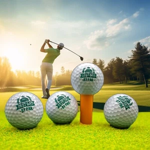 Palline da golf Best Dad by Par - Confezione da 6 - Idea regalo perfetta per papà per la festa del papà! - Foto 1 di 3