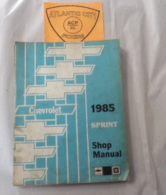 Chevrolet Sprint 1985 manual de taller Foto 1 de 4