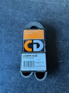 6PK1420 V-Ribbed Belt Fits Volvo 850 2.5TDi Clio, Laguna 1.8, 2.0L 1993-2001 - Picture 1 of 1