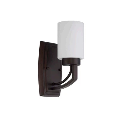 Sunset 1-Light Sconce 100W MB Hadley Vanity Light F22011-64 - Image 1 of 2