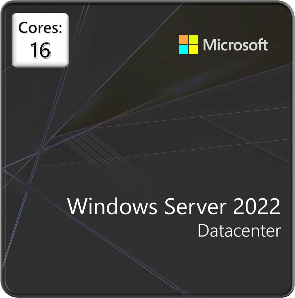 Windows Server 2022 Datacenter Edition - Licencia 16 núcleos/∞VM (P71-09389) Foto 1 de 1