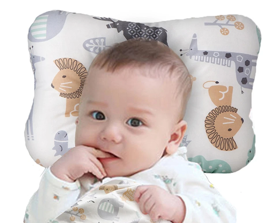Soft Hypoallergenic Baby Head & Neck Support Organic Cotton Cover Machine Was... - Image 1 of 4