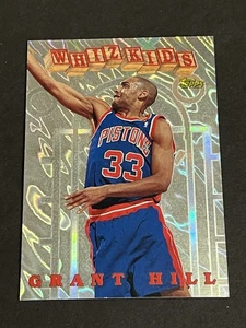 1995-96 1995 TOPPS WHIZ KIDS GRANT HILL #WK1 HOF ✅OutMyListings - Picture 1 of 2