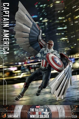 Figura Capitán América Halcón y Soldado de Invierno TMS040 Hot Toys escala 1/6 908266 Foto 1 de 4