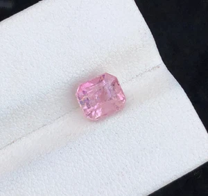 Piedra preciosa pérdida turmalina rosa corte natural de Afganistán 1,51 quilates. - Imagen 1 de 8