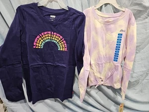 NWT Levi's Girls 2 Piece Long Sleeve Tee Size 10/12 - Picture 1 of 7