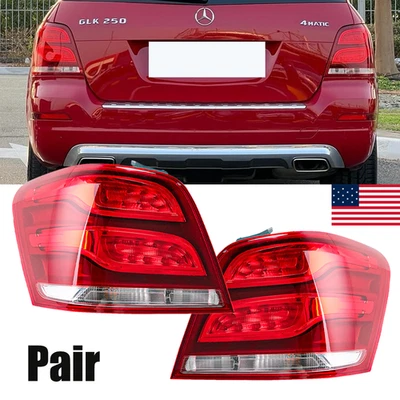 LED Tail Lights LH RH For 2013-2015 Mercedes Benz GLK-Class GLK300 GLK350 GLK250 — 第 1/4 张图片