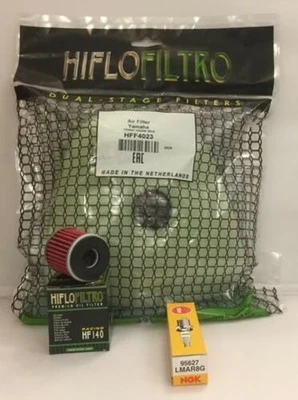 Kit de servicio para filtro de aire/aceite y bujía NGK Yamaha YZ250F (2014 a 2018) Foto 1 de 4