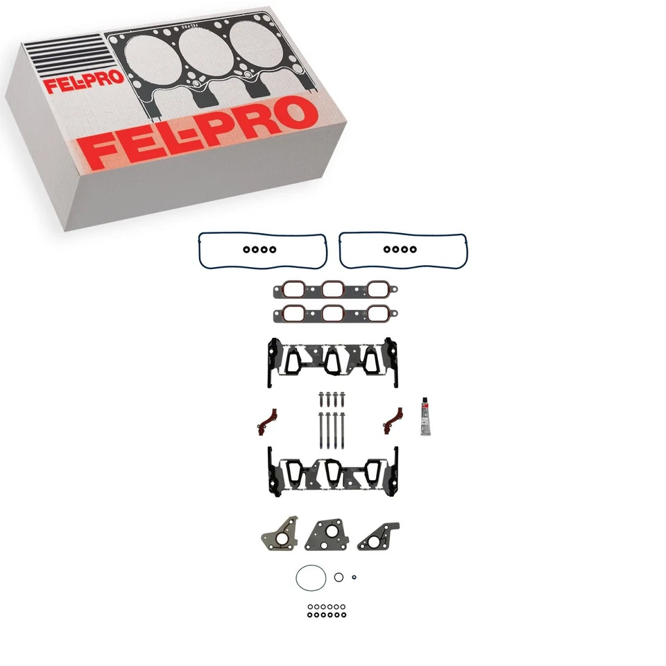 Fel-Pro 发动机进气歧管垫圈套装下部和上部适用于 08-10 Saturn Vue — 第 1/1 张图片