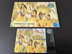 Starbucks Card USA 2004 "Hula" Hawaii & Matching Sleeve #6022 - Bild 1 von 2