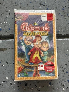 The Chipmunk Adventure VHS Clamshell + CD Rom New *SEE PHOTOS* - Picture 1 of 15