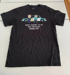 Camisa South Park Grande Negra Retro Comedia Central Lo que Parece El Problema Oficial - Imagen 1 de 6