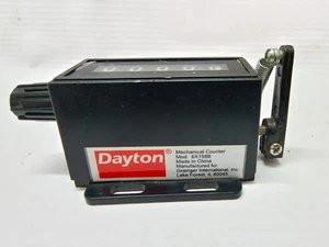 DAYTON MECHANICAL COUNTER, 5 DIGITS, BASE, MANUAL 6X158B FREE! SHIPPING! - Picture 1 of 5