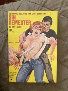 Sleaze gga Vintage Pb, Sin Semester von Graidy, Hi-Hat Buch HH106, 1964, sehr guter Zustand + - Bild 1 von 6