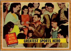 1962 Topps Babe Ruth Especial #143 New York Yankees En muy buen estado/excelente *tinte verde* (3) - Imagen 1 de 2