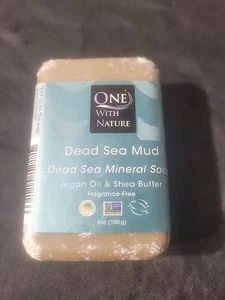 One With Nature Dead Sea Mud Minerals Argan Oil & Shea Butter Fragance Free NEW - Picture 1 of 3