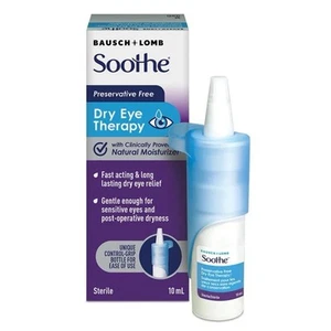 Bausch & Lomb Soothe Preservative Free, Dry Eye Therapy, Eye Drops 10 ML - Picture 1 of 1