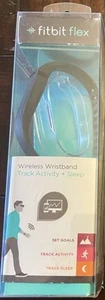 Pulsera Fitbit Flex Inalámbrica Actividad Sueño Negra Nueva Sellada FB401BK - Imagen 1 de 3