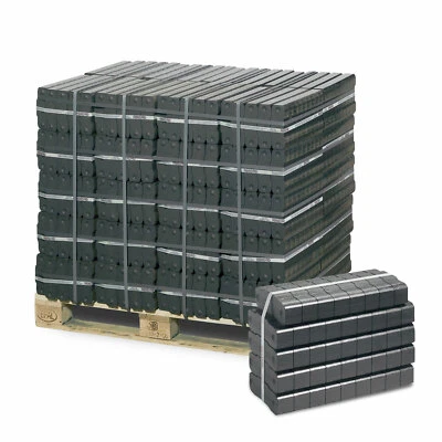 REKORD® Braunkohle Kamin-& Ofen Briketts 25kg Bündel | 40x25kg 1.000kg Palette - Bild 1 von 4