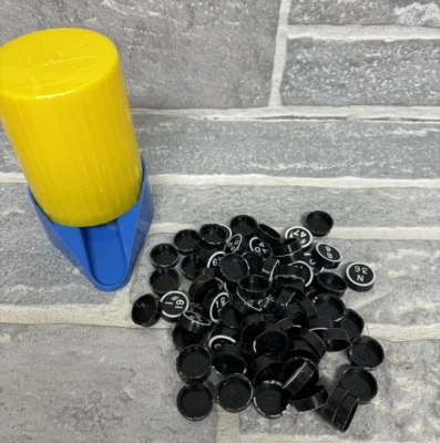 Vintage Whitman 1957 Black Plastic Call Numbers with Dispenser Complete - Image 1 of 4