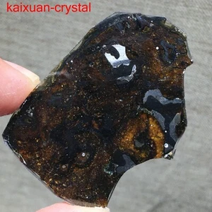 Brenham Olive Meteorite Pendant Olive Meteorite Slice--22.55Ct - Picture 1 of 6