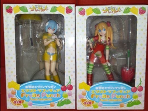 Neon Genesis EVANGELION Extra Figure Fruits Punch Rei & Asuka feat.Okama SEGA - Picture 1 of 5