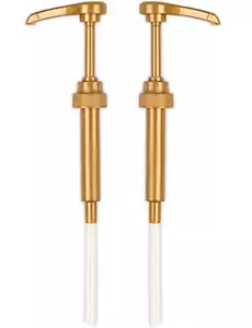 Gold Coffee Syrup Pump for 750Ml Bottles (Pack of 2) | Fits Torani, (Monin 1 Lit - Picture 1 of 12