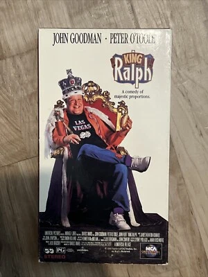 King Ralph (VHS, 1991) John Goodman, Peter O'Toole, John Hurt, Sports Romance - Imagem 1 de 3