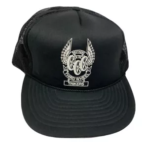 Sombrero de camionero vintage Brothers of the Third Wheel Trikers malla de espuma SnapBack - Imagen 1 de 11
