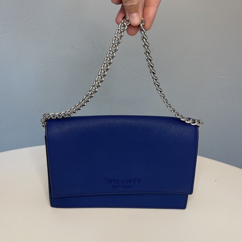 Borsa a tracolla Kate Spade New York Cameron monotona convertibile Deep Azure blu