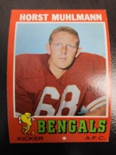 1971 Topps Horst Muhlmann football card #49...