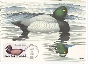 United States maximum card 2138 Broadbill Decoy by Unicover - Picture 1 of 2