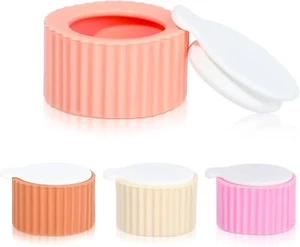 RONRONS Salad Dressing Container to Go, Condiment Coffee color, white, pink - Picture 1 of 8