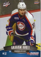 2016/17 Windsor Spitfires - GRAHAM KNOTT [Black Wings Linz] ICEHL