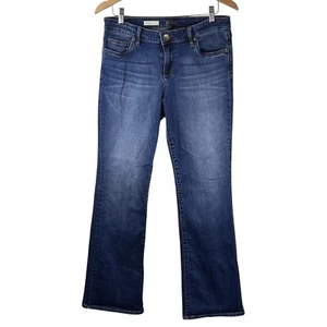 Kut From The Kloth Jeans Größe 10S kurz (32x31) Baby Bootcut blau Denim Stretch - Bild 1 von 11
