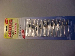 12 NEUE K&E STOPPER ARNOLD JIGS HAKEN EISANGELN GRÖSSE 8 SCHWARZ für Rutenrolle Schnur - Bild 1 von 6