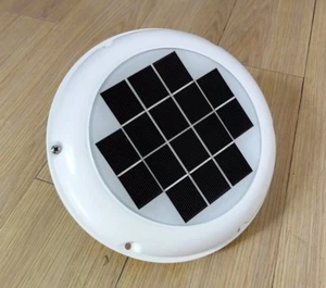 44 CFM SOLAR EXHAUST & INTAKE VENT FAN VENTILATOR SPECIAL DESIGNED FOR BOATS RV  - Picture 1 of 7