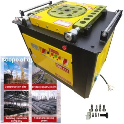HAYWHNKN® 1/4 "-1.6" Rebar Steel Rebar Bending Machine 220V Bar Bender Machine