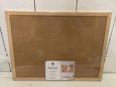 New Sealed~ U Brands Cork Bulletin Board, 17" x 23", Birch Frame, 025U - Image 1 of 4
