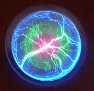 2x New 6” multicolored Plasma Plate, Dj Disco Party Light , Large Disco lights - Picture 1 of 4