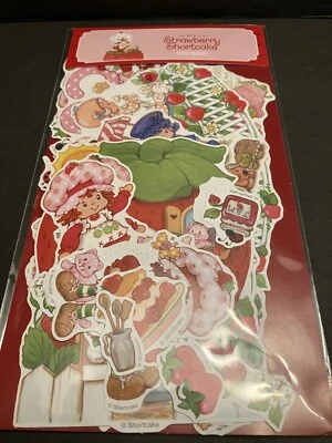 SHEIN Strawberry Shortcake Matte Retro Vintage Design Stickers Pack Of 40 New