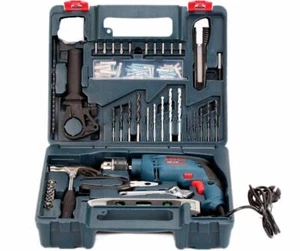 New Bosch Impact Drill Gsb 13 Re + 100 Pcs Accessory Kit Professional Tool GEc - Picture 1 of 3