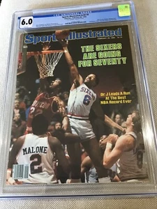 Sports illustrated newsstand 1983 Julius Erving CGC 6.0 - Picture 1 of 2