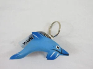 Handmade Wooden Key Chain Penguin Parrot Dolphin Light Weight - Picture 1 of 24
