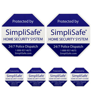 2 Yard Signs and 4 stickers for Home Security System