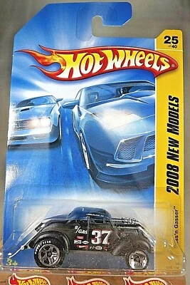Hot Wheels #25 2008 nuevos modelos 25/40 Pass'n Gasser variante negra con 5 puntos Sp traseros Foto 1 de 4