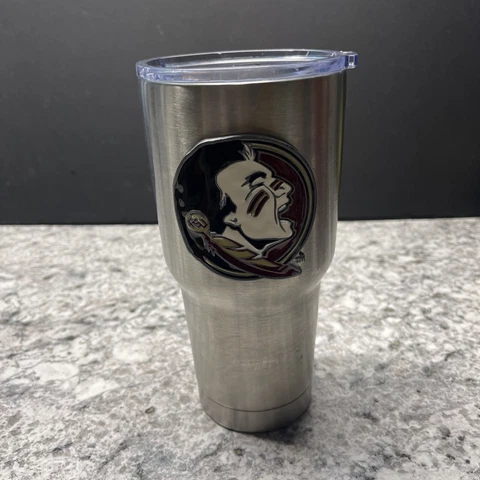 Florida State Seminoles 30oz Stainless Steel Mug Great American With Medallion Cover
