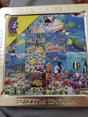 Butterfly Magna Puzzle - Ceaco 16 Piece Magnetic 3D Puzzle with Storage Tin - Image 1 of 2