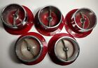 Vintage Guidex 1963 Chevy Impala Red Tail Light Chrome Lens Lot